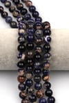 Sodalit (A Kalite) Doğal Taş Dizi 10 mm Küre Kesim