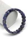 Sodalit Doğal Taş Bileklik 10 x 14 mm Özel Kesim