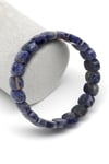 Sodalit Doğal Taş Bileklik 10 x 14 mm Özel Kesim