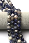Sodalit Doğal Taş Dizi 10 mm Küre Kesim - DZ-0796