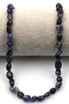 Sodalit Doğal Taş Dizi 6 x 8 mm Mercimek Kesim