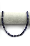 Sodalit Doğal Taş Dizi 7 x 12 mm Boru Kesim