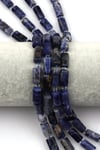Sodalit Doğal Taş Dizi 7 x 12 mm Boru Kesim