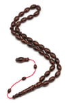 Tarçın Ağacı Kabuğu Tesbih 8 x 12 mm Arpa Kesim - T-1826