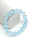 Topaz Doğal Taş Bileklik 13 mm Küre Kesim