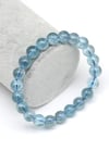 Topaz Doğal Taş Bileklik 8 mm Küre Kesim