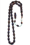 Usta İşçilikli Kafur Ağacı Tesbih 8 x 13 mm Arpa Kesim