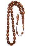 Usta İşçilikli Kuka Ağacı Tesbih 9 x 13 mm Beyzi Kesim