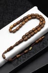 Usta İşçilikli Pelesenk Ağacı Tesbih 7 x 10 mm Kesme Kesim