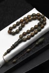 Usta İşçilikli Pelesenk Ağacı Tesbih 9 x 12 mm Beyzi Kesim