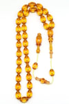 Usta İşçilikli Sıkma Tesbih 9 x 14 mm Beyzi Kesim