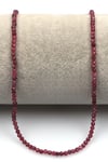 Yakut Doğal Taş Dizi 2 mm Fasetli Küre Kesim - DZ-1295