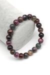 Yakut-Safir Doğal Taş Bileklik 8 mm Küre Kesim