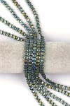 Yeşil Hematit Doğal Taş Dizi 6 x 3 mm Deniz Kabuğu Model