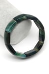 Yeşil Madagaskar Akik Doğal Taş Bileklik 15 x 23 mm Özel Kesim