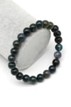 Yosun Akik Doğal Taş Bileklik 8 mm Küre Kesim - BLK-2363