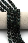 Yosun Akik Doğal Taş Dizi 10 mm Fasetli Küre Kesim - DZ-0999