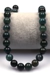 Yosun Akik Doğal Taş Dizi 10 mm Küre Kesim - DZ-1433