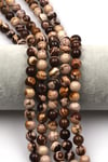 Zebra Jasper Doğal Taş Dizi 8 mm Küre Kesim
