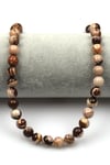 Zebra Jasper Doğal Taş Dizi 8 mm Küre Kesim