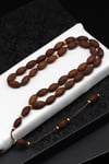 Zeytin Çekirdeği Tesbih 7 x 13 mm Arpa Kesim