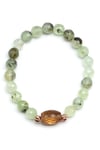 Zultanit-Prehnite Doğal Taş Bileklik 8 mm Fasetli Küre Kesim - BLK-2275