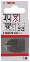 Bosch - 1-10 mm - 3/8''-24 Anahtarsız Mandren