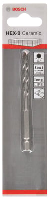 Bosch - Altıgen Şaftlı, HEX-9 Serisi Seramik için Matkap Ucu 6*90 mm