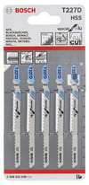 Bosch - Aluminyum İçin T 227 D Dekupaj Testeresi Bıçağı - 5'Li Paket