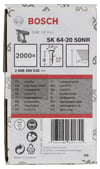 Bosch - Başsız Çivi 20ᵒ 50 mm Paslanmaz 2000li