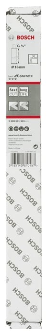 Bosch - Best Serisi Beton İçin 1/2'' Girişli Elmas Sulu Karot Ucu 16 mm