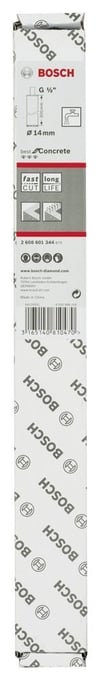 Bosch - Best Serisi Beton İçin 1/2'' Girişli Elmas Sulu Karot Ucu 14 mm