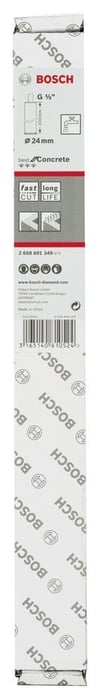 Bosch - Best Serisi Beton İçin 1/2'' Girişli Elmas Sulu Karot Ucu 24 mm
