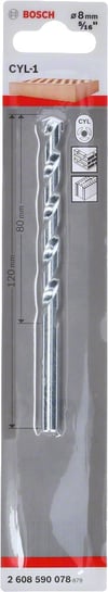 Bosch - cyl-1 Serisi, Beton Matkap Ucu 8*120 mm