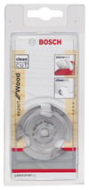 Bosch - Expert Serisi Ahşap İçin Üç Bıçaklı, Sert Metal Diskli Kanal Freze 8*50,8*4 mm