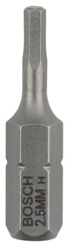 Bosch - Extra Hard Serisi HEX2.5*25 mm 3'lü