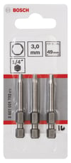 Bosch - Extra Hard Serisi HEX3*49 mm 3'lü