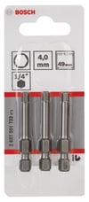 Bosch - Extra Hard Serisi HEX4*49 mm 3'lü