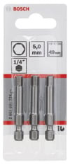 Bosch - Extra Hard Serisi HEX5*49 mm 3'lü