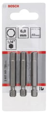 Bosch - Extra Hard Serisi HEX6*49 mm 3'lü