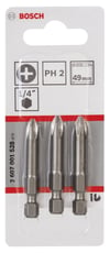 Bosch - Extra Hard Serisi Vidalama Ucu PH2*49 mm 3'lü