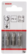 Bosch - Extra Hard Serisi Vidalama Ucu PZ 2*25 mm 3'lü