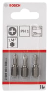 Bosch - Extra Hard Serisi Vidalama Ucu PH1*25 mm 3'lü