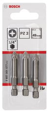 Bosch - Extra Hard Serisi Vidalama Ucu PZ 2*49 mm 3'lü