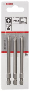 Bosch - Extra Hard Serisi Vidalama Ucu PH2*89 mm 3'lü