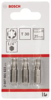 Bosch - Extra Hard Serisi Vidalama Ucu T30*25 mm 3'lü