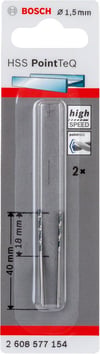 Bosch - HSS-PointeQ Metal Matkap Ucu 1,5 mm 2'li