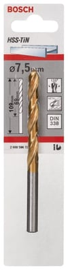 Bosch - HSS-TiN Metal Matkap Ucu 7,5*109 mm