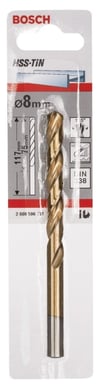 Bosch - HSS-TiN Metal Matkap Ucu 8*117 mm
