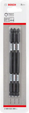Bosch - Impact Control Serisi Çift Taraflı Vidalama Ucu 3'lü PZ2 *150mm